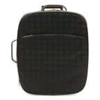 Chanel New Travel Line Bag Suitcase Carry Case Nylon Jacquard Black Gold