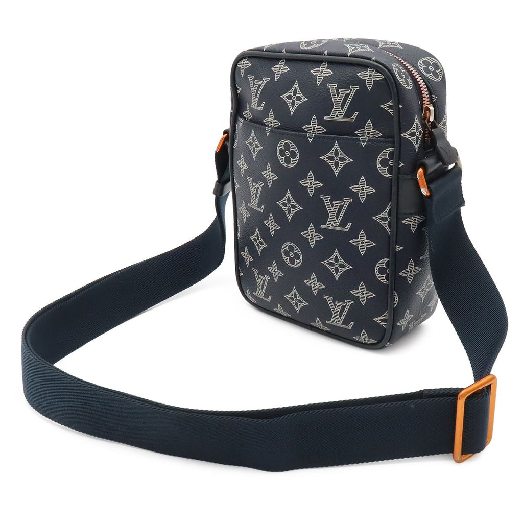 Louis Vuitton Monogram Ink Danube PM Shoulder Bag Pochette Crossbody Navy — view 2