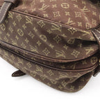 Louis Vuitton Monogram Mini Lin Saumur 30 Shoulder Bag Crossbody Canvas Leather — view 3