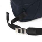Prada Backpack Shoulder Bag Nylon Leather Blue Nero Black Silver — view 5