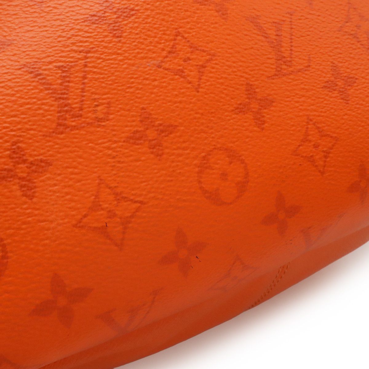 Louis Vuitton Taigarama Monogram Eclipse Discovery Backpack Volcano Orange — view 4