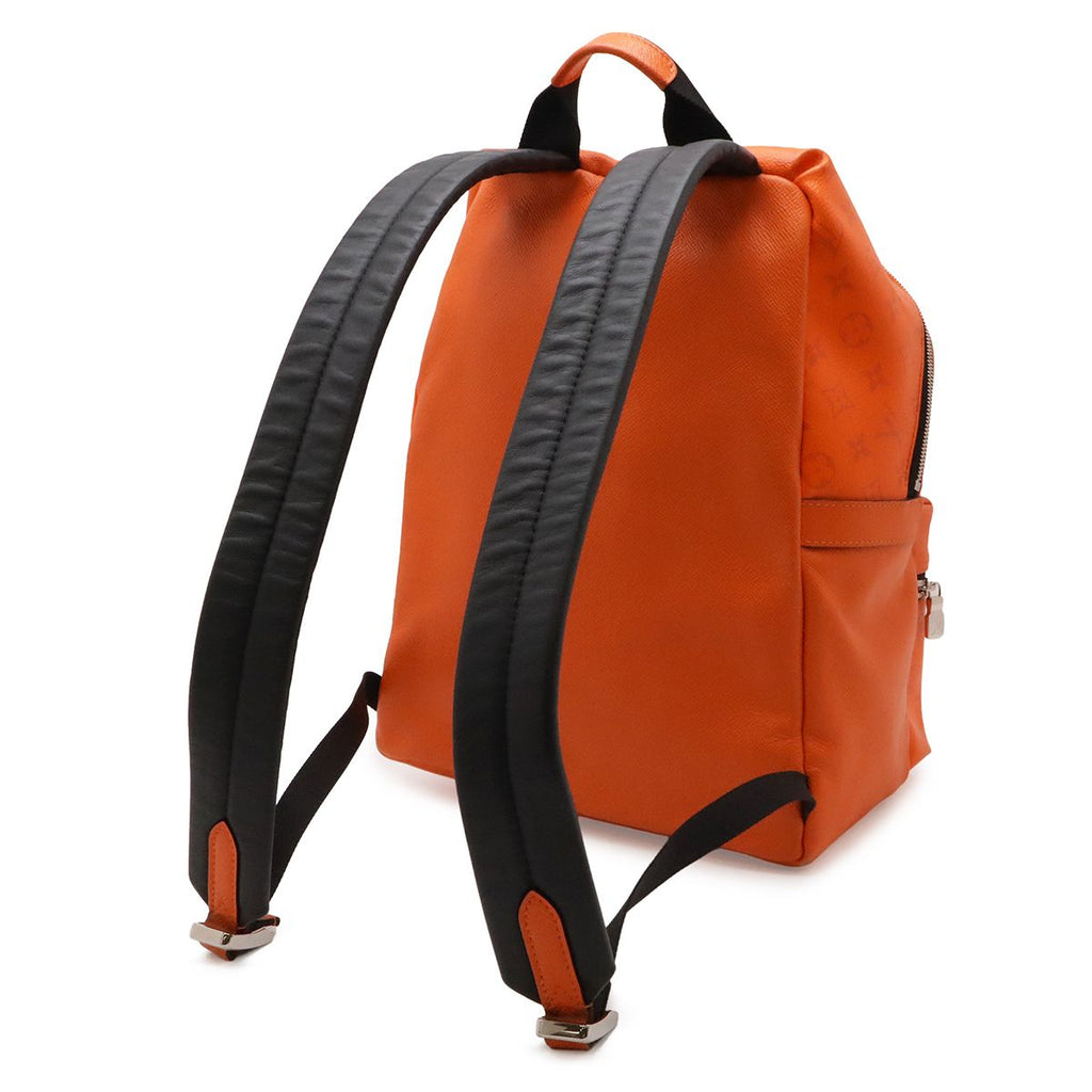 Louis Vuitton Taigarama Monogram Eclipse Discovery Backpack Volcano Orange — view 2