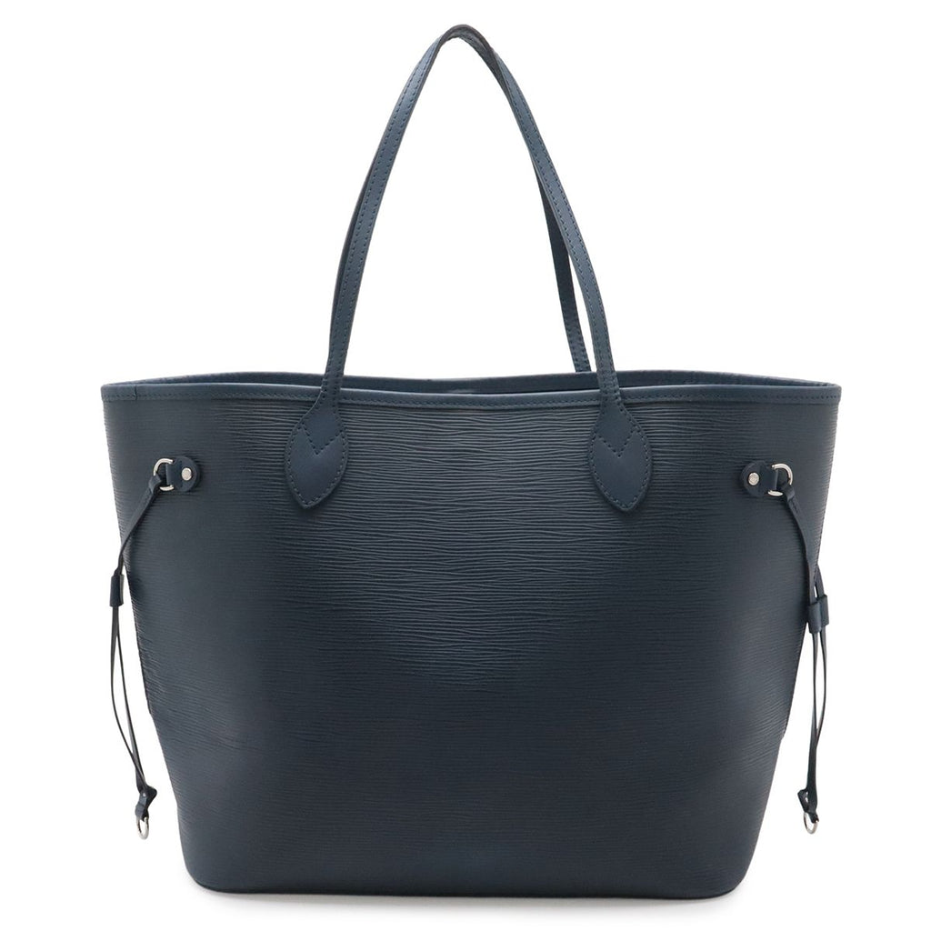 Louis Vuitton Epi Neverfull PM Tote Shoulder Bag Leather Indigo Blue