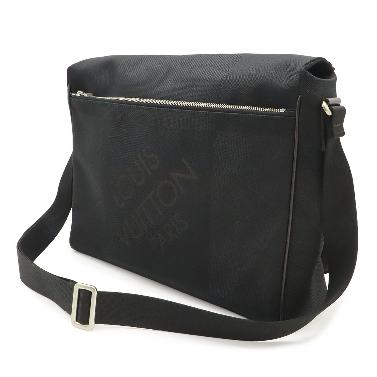 Louis Vuitton Damier Geant Messager NM Shoulder Bag Crossbody Noir Black — view 2