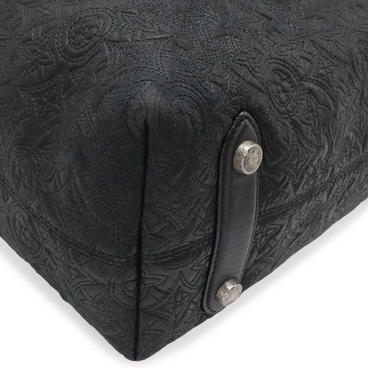 Louis Vuitton Monogram Antia Hobo PM Shoulder Bag Leather Noir Black — view 3