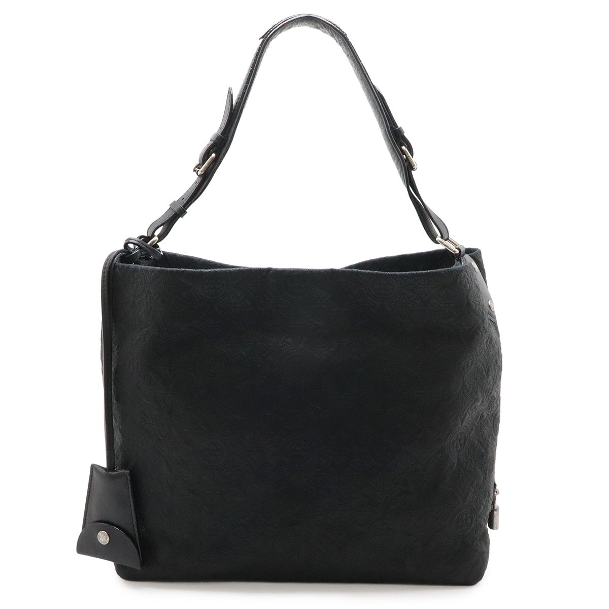Louis Vuitton Monogram Antia Hobo PM Shoulder Bag Leather Noir Black