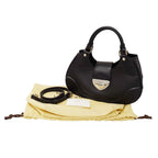 Louis Vuitton 2-Way Shoulder Bag Epi Leather Sac Montaigne Noir Black Handle — view 6