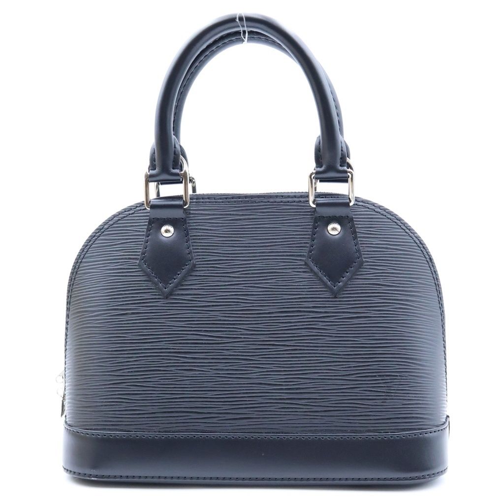 Louis Vuitton Epi Alma BB 2-Way Shoulder Bag Black Leather