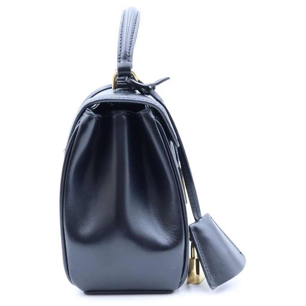 Celine Mini 16 Saise 2-Way Leather Shoulder Bag Black — view 3