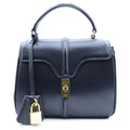 Celine Mini 16 Saise 2-Way Leather Shoulder Bag Black