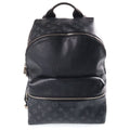 Louis Vuitton Monogram Eclipse Discovery Backpack Leather Black