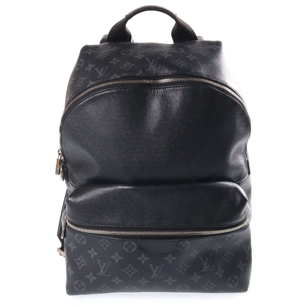 Louis Vuitton Monogram Eclipse Discovery Backpack Leather Black