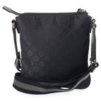 Gucci GG Canvas Shoulder Bag Nylon Black — view 2