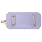 Louis Vuitton Alma BB Monogram Vernis Shoulder Bag Purple — view 4