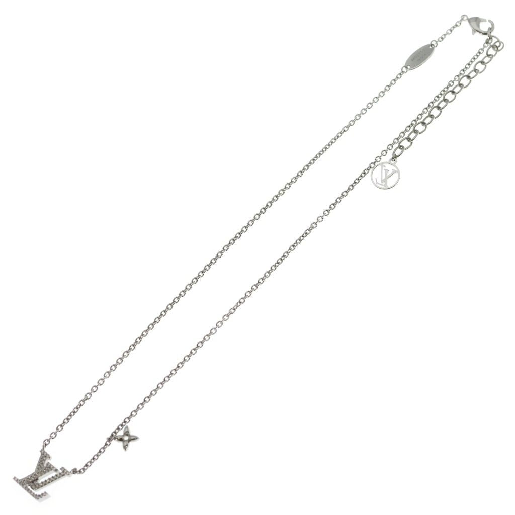 Louis Vuitton LV Iconic Rhinestone Pendant Chain Silver — view 2