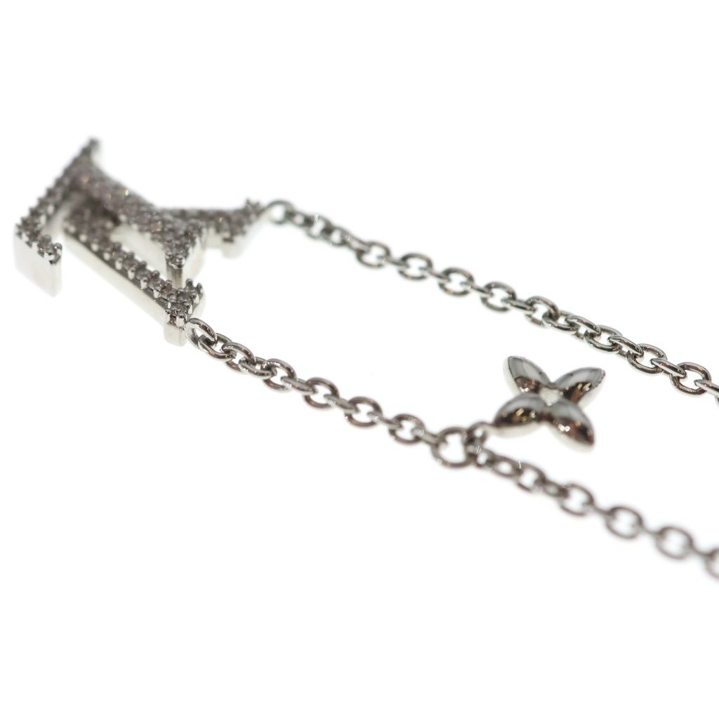 Louis Vuitton LV Iconic Rhinestone Pendant Chain Silver — view 5