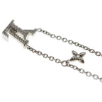 Louis Vuitton LV Iconic Rhinestone Pendant Chain Silver — view 5