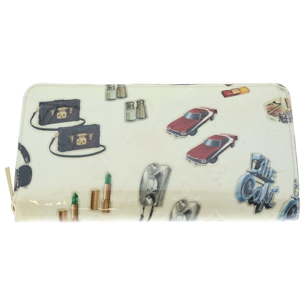 Louis Vuitton Nicolas Ghesquiere Vernis Zippy Wallet White