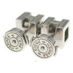 Hermes Cage D'h Cube Stud Earrings Silver — view 2