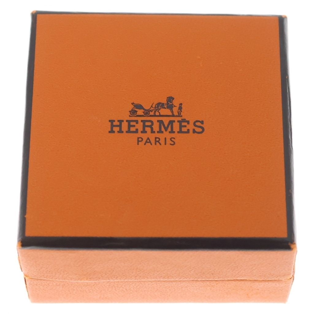 Hermes Cage D'h Cube Stud Earrings Silver — view 6