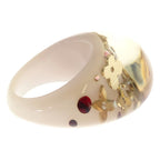Louis Vuitton Bague Inclusion Ring White — view 3