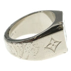Louis Vuitton Monogram Signet Ring Silver — view 3