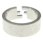 Fendi FF Logo Ring Silver Metal — view 2