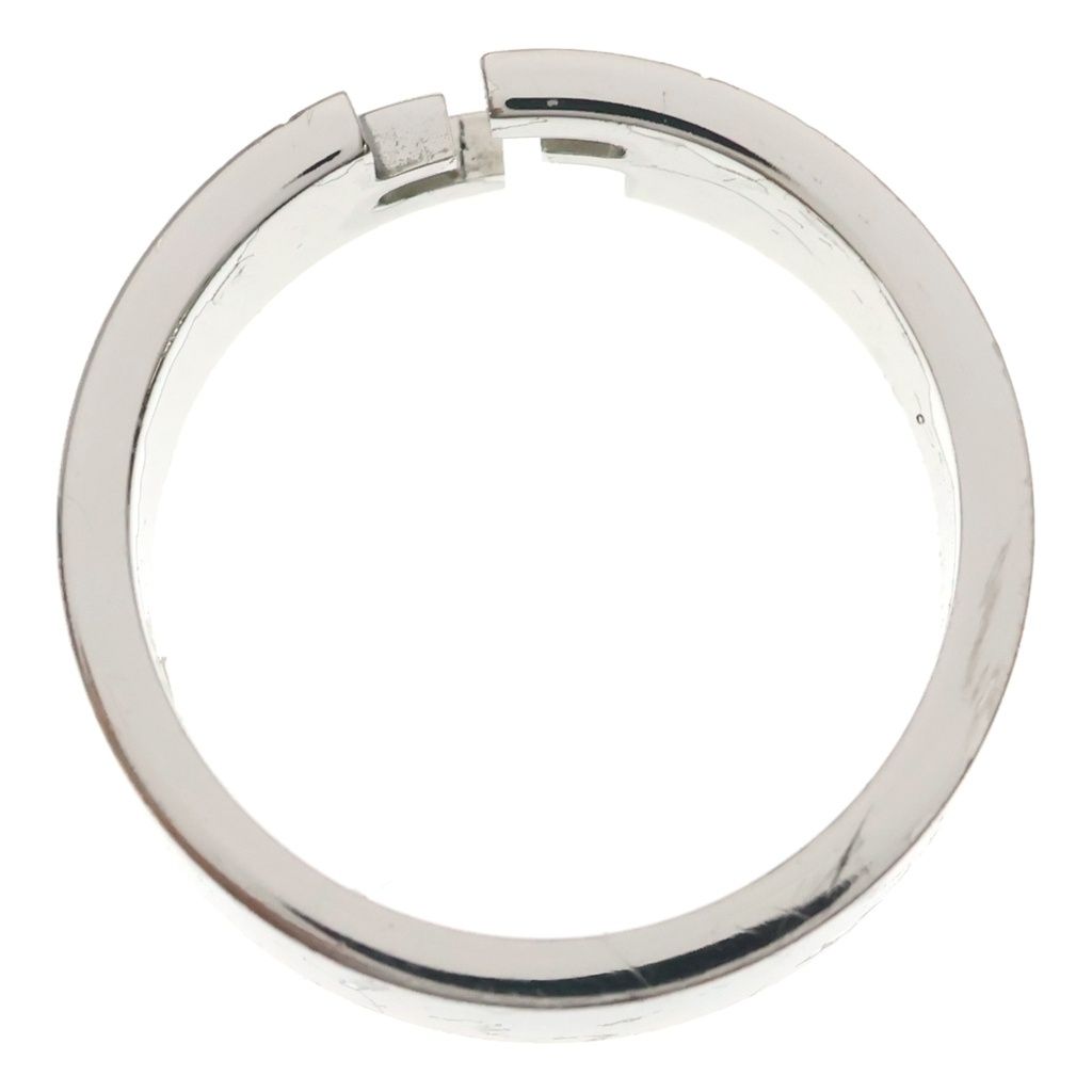 Fendi FF Logo Ring Silver Metal — view 6