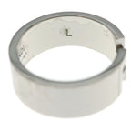 Fendi FF Logo Ring Silver Metal — view 5