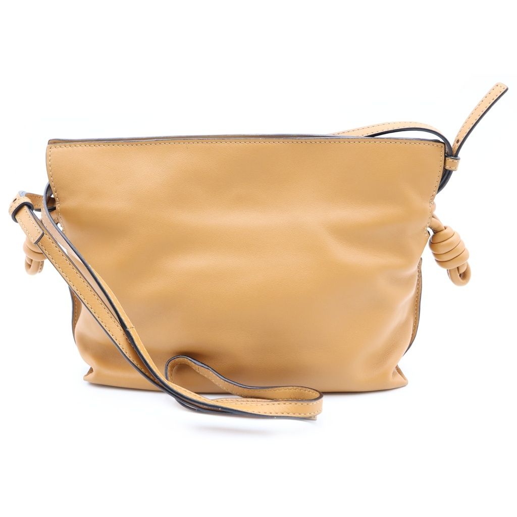 Loewe Flamenco Mini Anagram Logo Leather Shoulder Bag Brown — view 2
