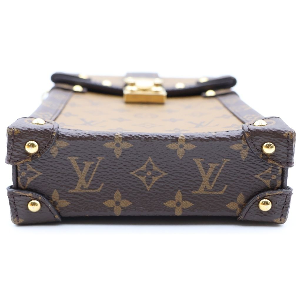 Louis Vuitton Monogram Reverse Pochette Trunk Vertical Mini Shoulder Bag Phone — view 4