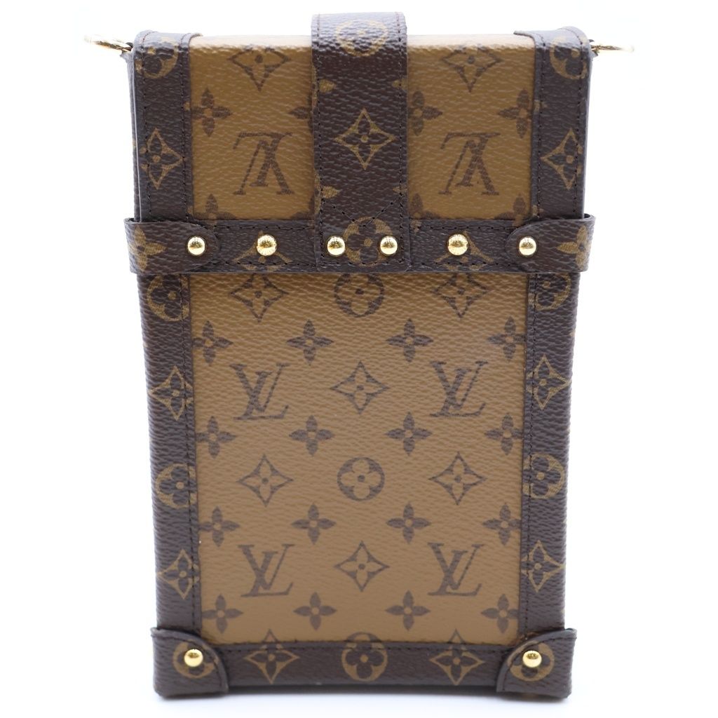 Louis Vuitton Monogram Reverse Pochette Trunk Vertical Mini Shoulder Bag Phone — view 2