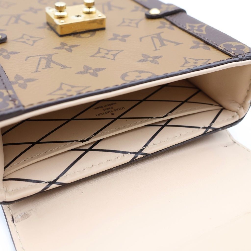 Louis Vuitton Monogram Reverse Pochette Trunk Vertical Mini Shoulder Bag Phone — view 7