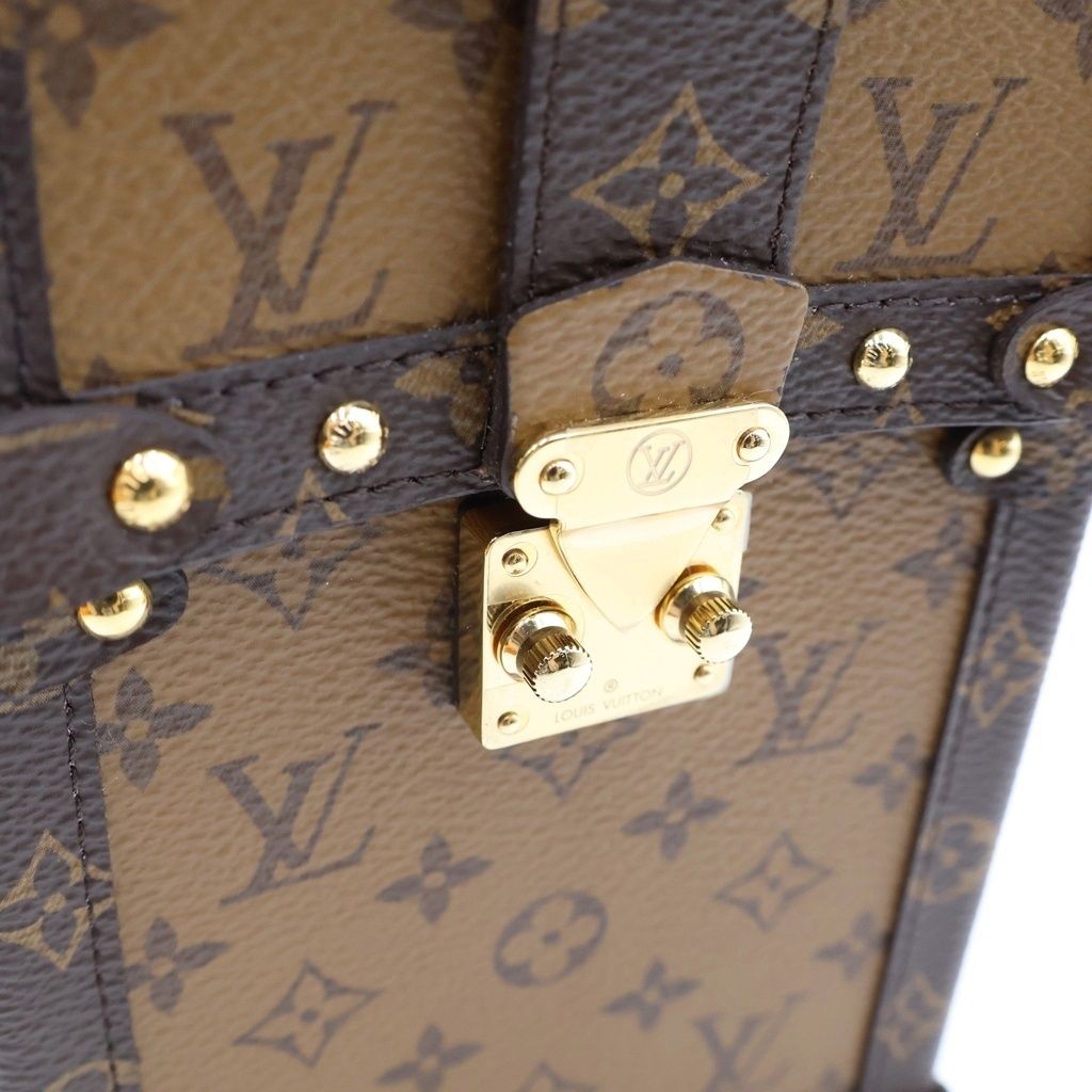 Louis Vuitton Monogram Reverse Pochette Trunk Vertical Mini Shoulder Bag Phone — view 6