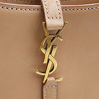 Saint Laurent Paris Mini Hobo Mini Bag Brown Leather Gold — view 6