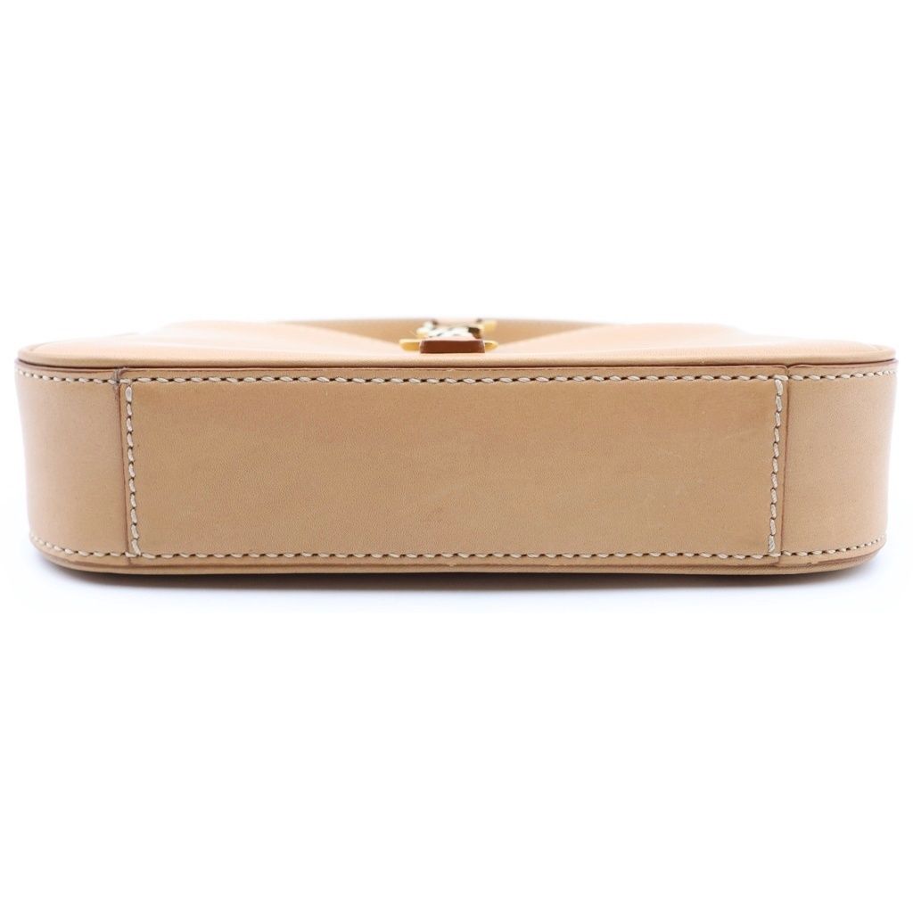 Saint Laurent Paris Mini Hobo Mini Bag Brown Leather Gold — view 4