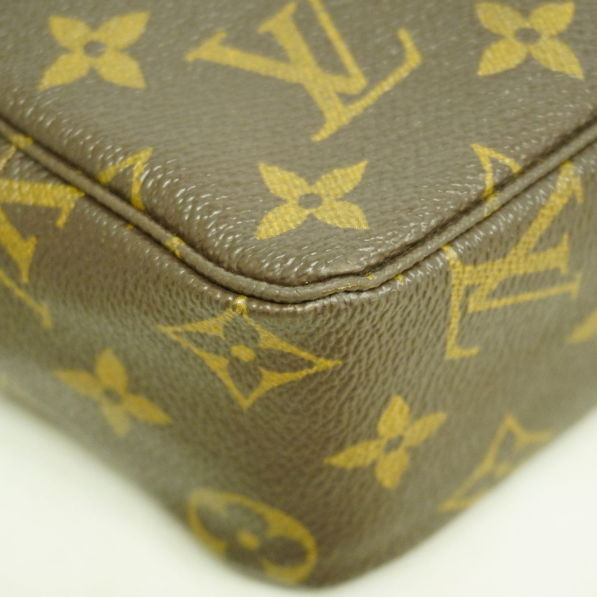 Louis Vuitton Pouch Monogram Trousse Twillet 23 Brown — view 7