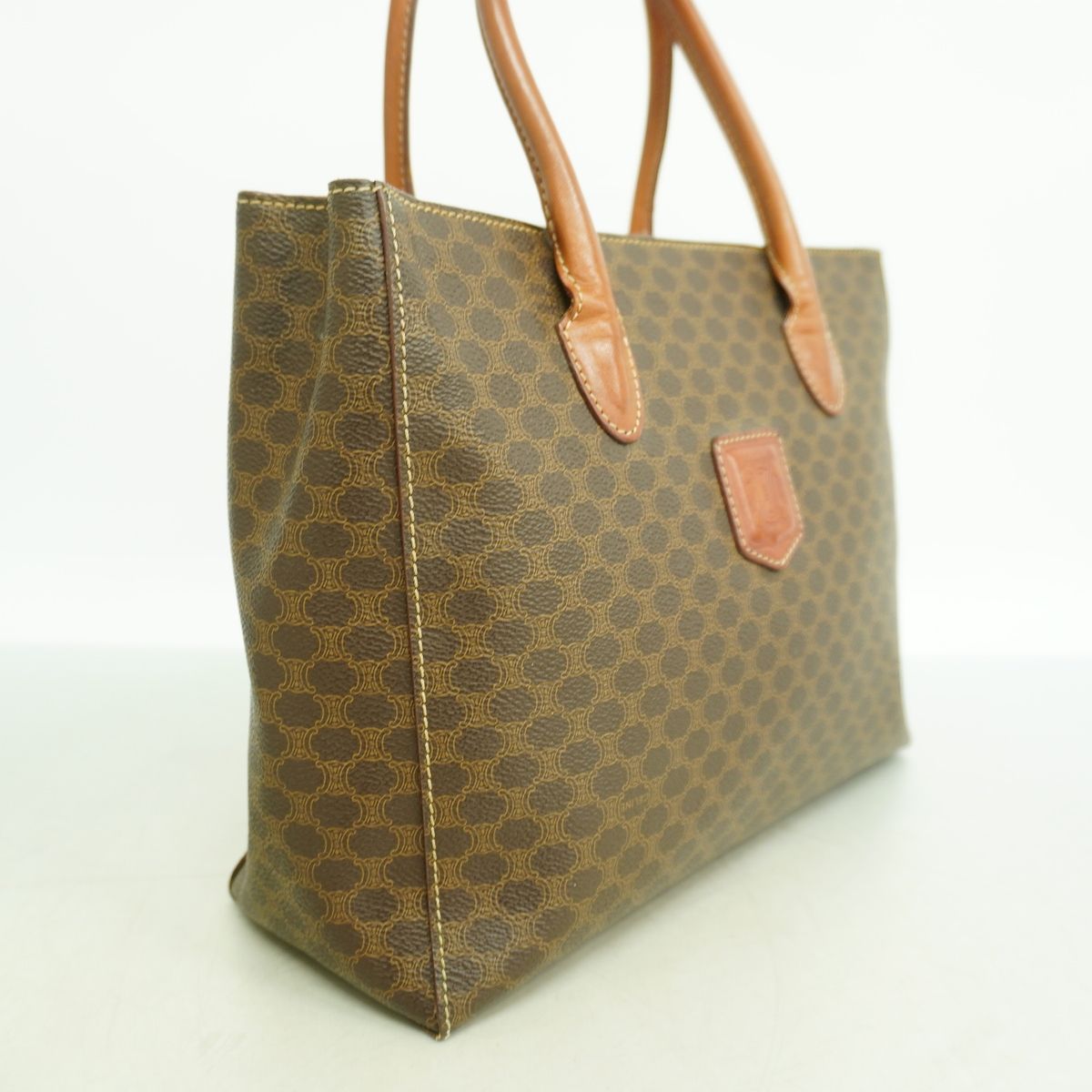 Celine Handbag Macadam Brown Gold — view 2