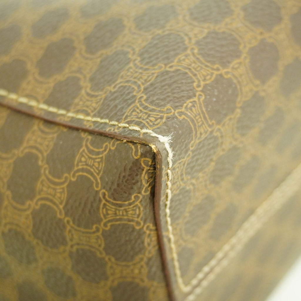 Celine Handbag Macadam Brown Gold — view 6