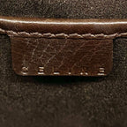 Celine Handbag Leopard Calf Hair Brown Gold — view 5