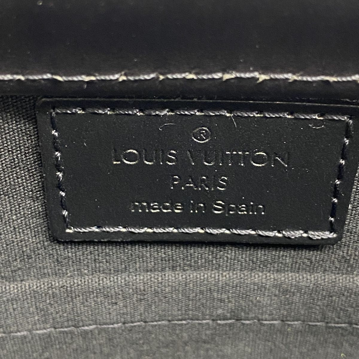 Louis Vuitton Shoulder Bag Monogram Matt Alston Noir — view 5