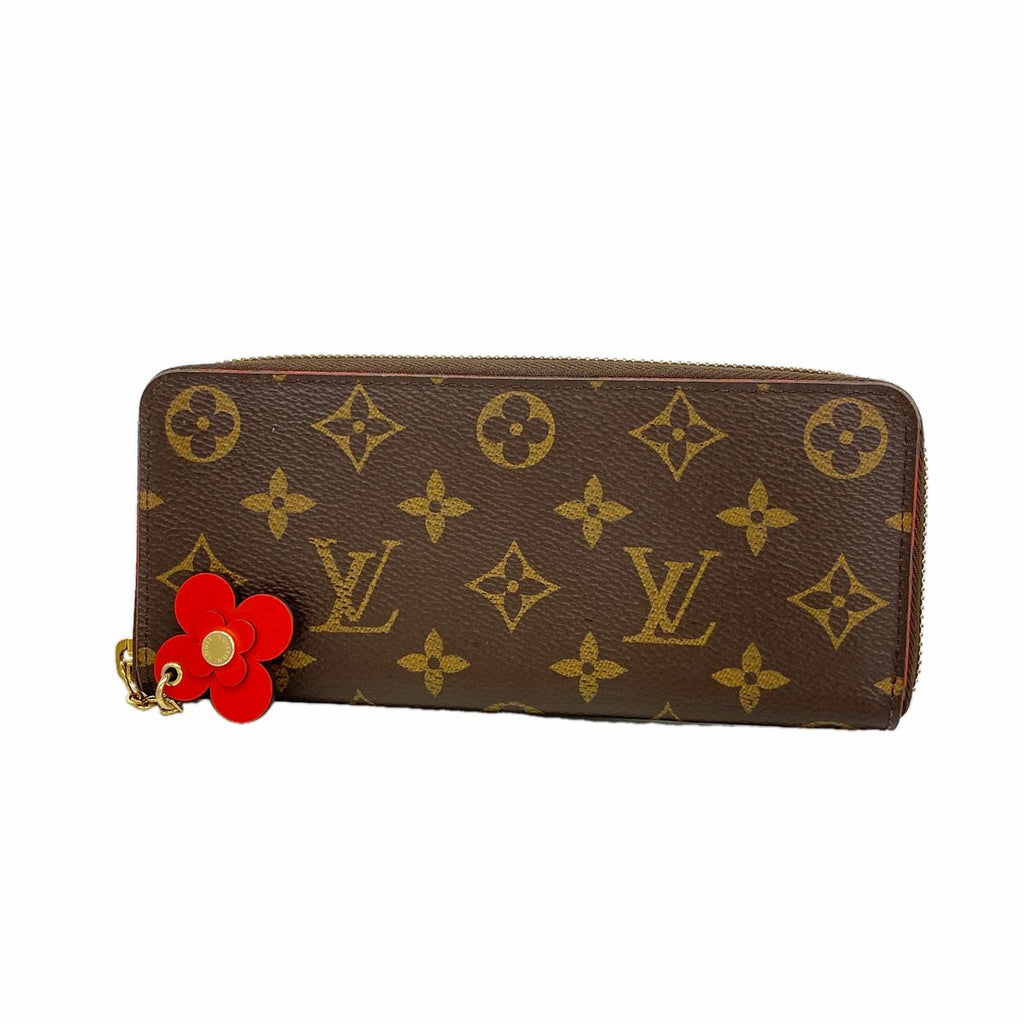 Louis Vuitton Wallet Monogram Portefeuille Clemence Coquelicot