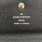 Louis Vuitton Trifold Wallet Epi Porte Tresor International Noir — view 4