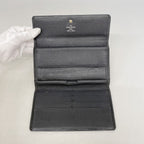 Louis Vuitton Trifold Wallet Epi Porte Tresor International Noir — view 3