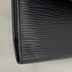 Louis Vuitton Trifold Wallet Epi Porte Tresor International Noir — view 6