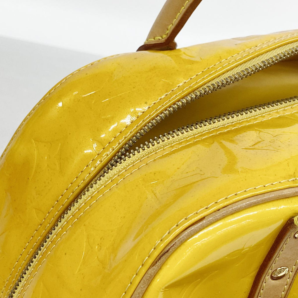 Louis Vuitton Handbag Vernis Tompkins Square Jaune — view 6