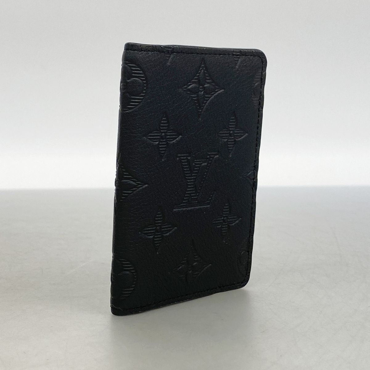 Louis Vuitton Card Case Monogram Shadow Pocket Organizer Black — view 2