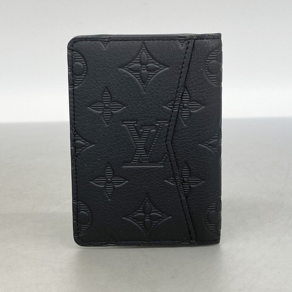 Louis Vuitton Card Case Monogram Shadow Pocket Organizer Black — view 5