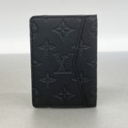 Louis Vuitton Card Case Monogram Shadow Pocket Organizer Black — view 5