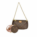 Louis Vuitton Handbag Monogram Multi Pochette Accessoires Rose Clair 2-Way Bag